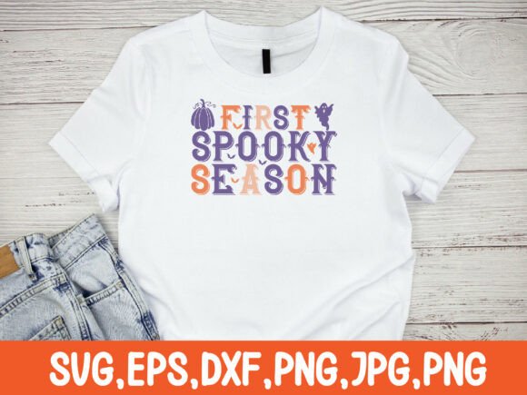First Spooky Season Svg Retro Design