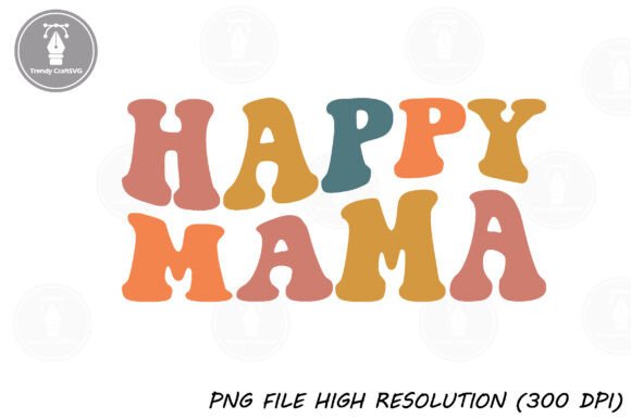 Happy Mama Retro Wavy Svg Review