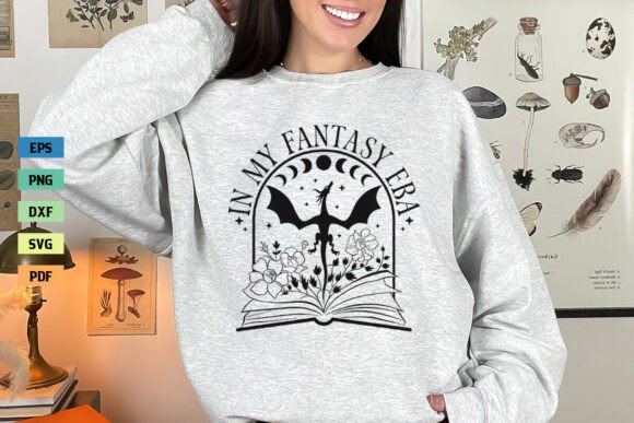 In My Fantasy Book Era Retro Shirt SVG Review
