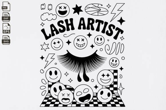 Lash Artist SVG Review: Retro Embroidery Design for Crafters
