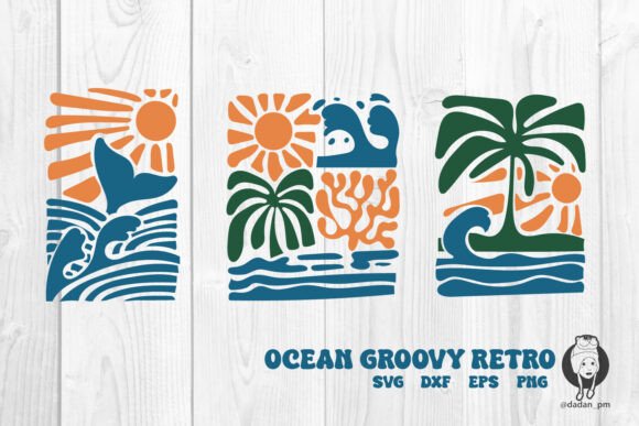 Ocean Groovy Retro Vintage Svg Review