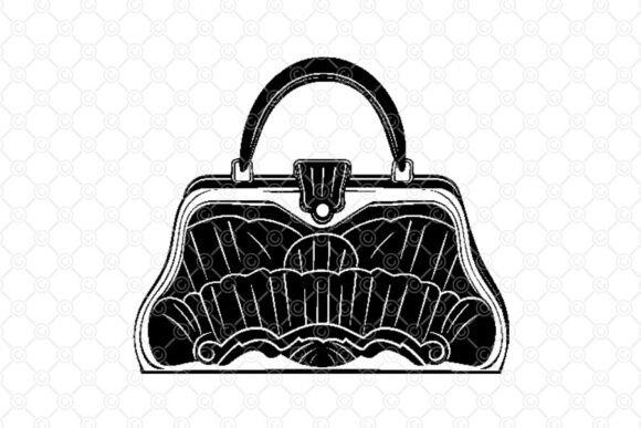 Purse SVG, Vintage Retro Handbag SVG, 03 Review