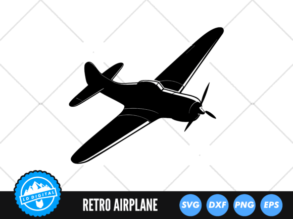 Retro Airplane SVG Review: A Designer’s Take on Propeller Plane Embroidery