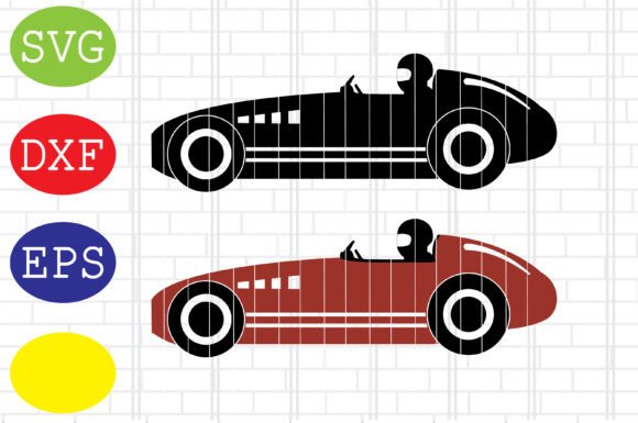 Retro Race Car Svg Eps Review