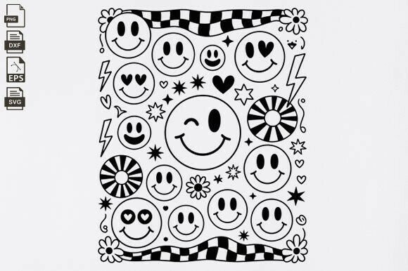 Retro Smile Face SVG Review