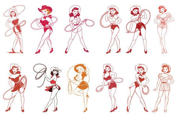 Review: Cowgirl Pinups Bundle for Embroidery