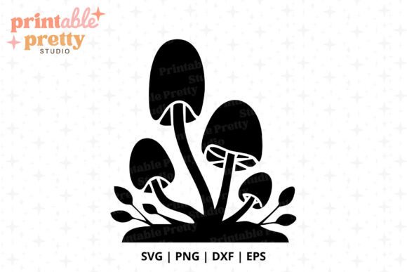 Review: Retro Mushroom SVG, Groovy Art
