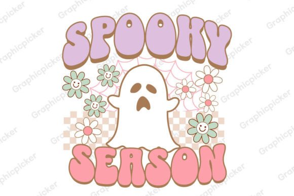 Spooky Season SVG, Retro Halloween SVG