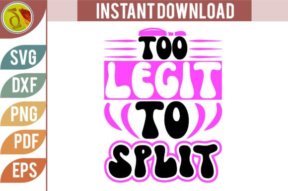 Too Legit to Split Bowling SVG Retro
