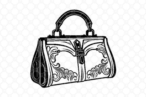 Vintage Retro Handbag SVG 07 Embroidery Review